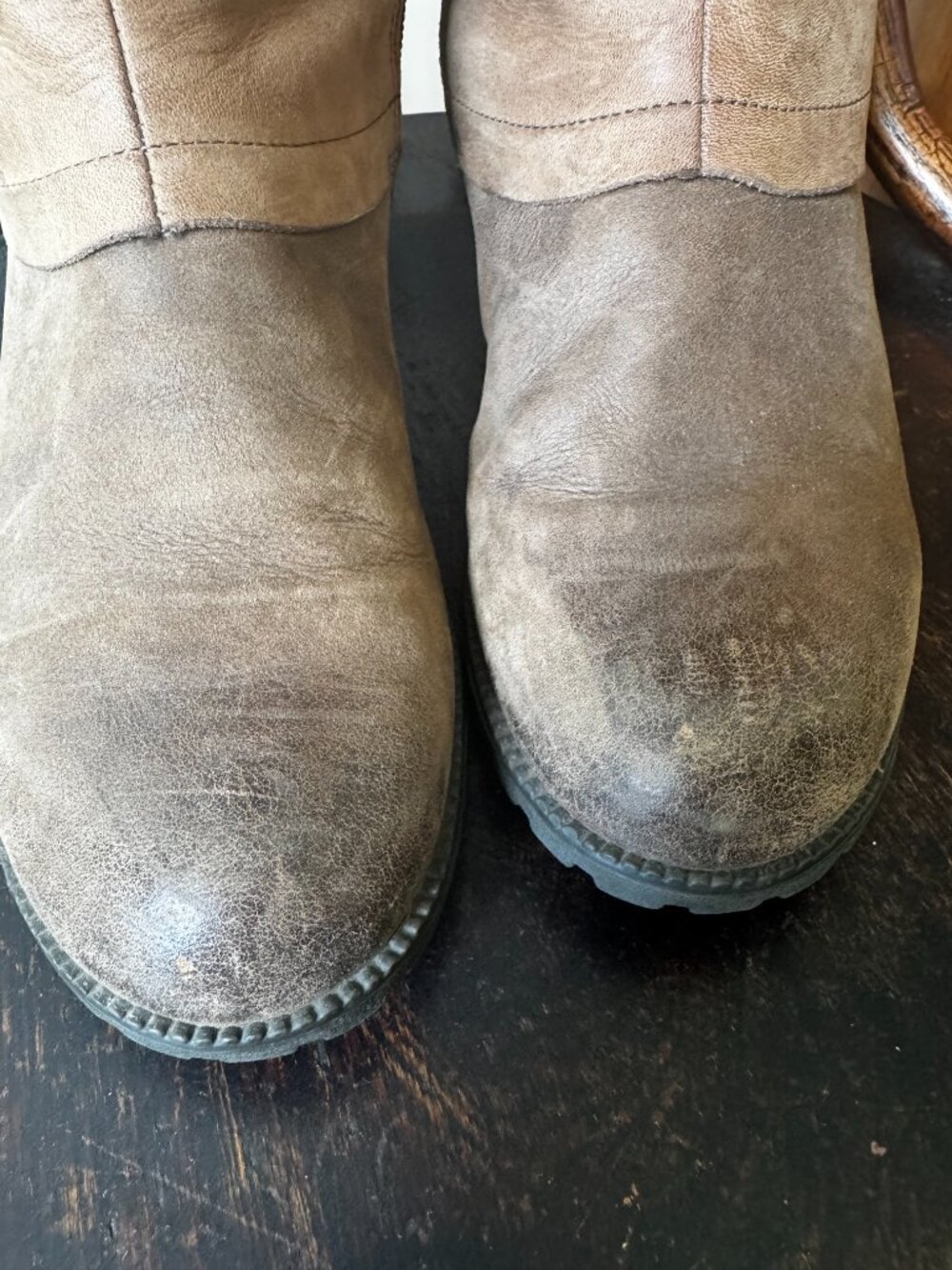Clarks Brown Leather GORE-TEX Waterproof Riding Boots Size 7.5 - Picture 5 of 9